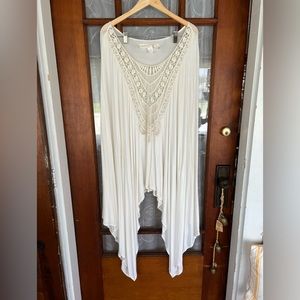 Jen’s Pirate Booty Pullover Crochet Poncho or Swim Cover Up OS & Oversized